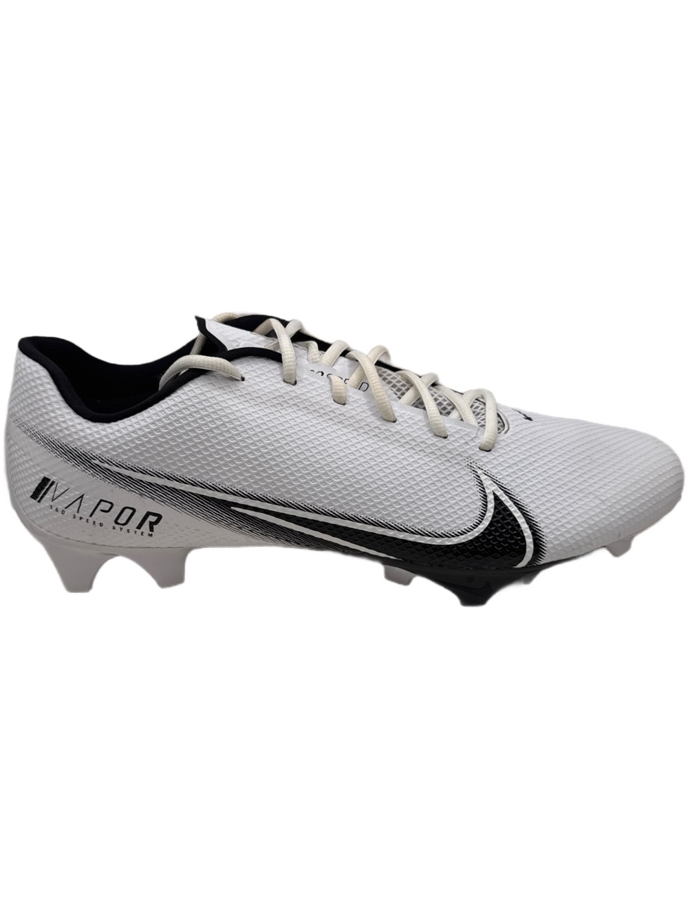 Nike Vapor Edge Speed 360 Football Cleats White Black CD0082-100 Men 13 - Picture 3 of 14